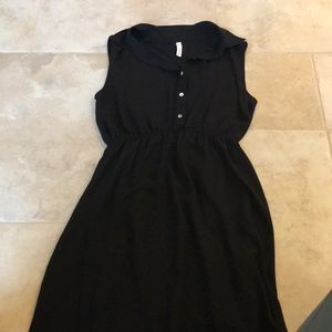 black dress; gently worn